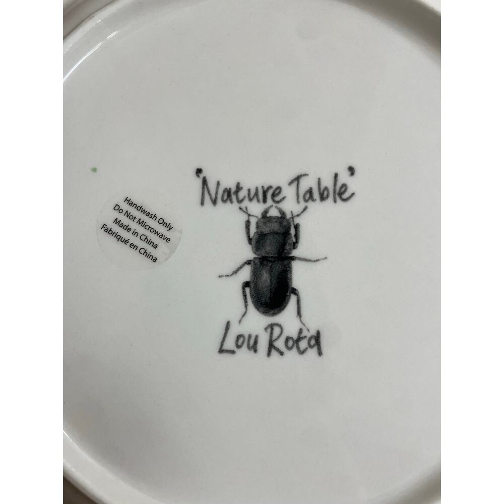 Anthropologie Lou Rota Nature Table Chameleon Plate Aqua 9.5 - Picture 4 of 7